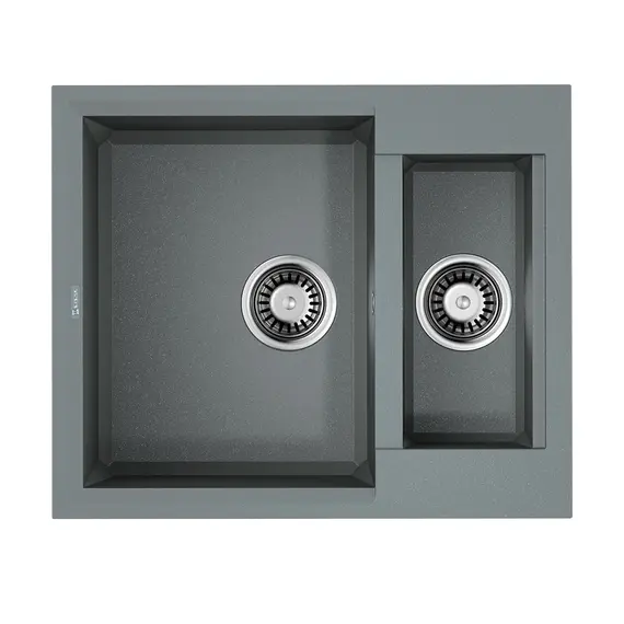 КУХОННАЯ МОЙКА OMOIKIRI SAKAIME 60-2-GR TETOGRANIT/LENINGRAD GREY