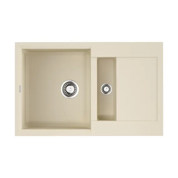 КУХОННАЯ МОЙКА OMOIKIRI SAKAIME 78-2-BE TETOGRANIT/ВАНИЛЬ