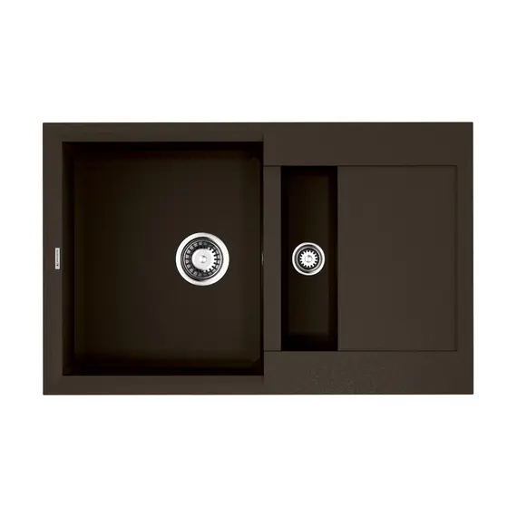КУХОННАЯ МОЙКА OMOIKIRI SAKAIME 78-2-DC TETOGRANIT/ТЕМНЫЙ ШОКОЛАД