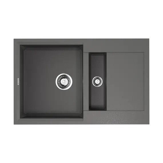 КУХОННАЯ МОЙКА OMOIKIRI SAKAIME 78-2-PL TETOGRANIT/ПЛАТИНА