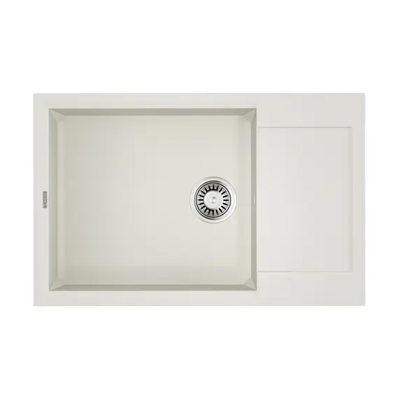 КУХОННАЯ МОЙКА OMOIKIRI SAKAIME 78-LB-WH TETOGRANIT/БЕЛЫЙ