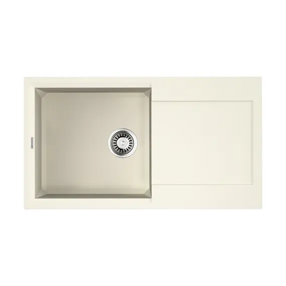 КУХОННАЯ МОЙКА OMOIKIRI SAKAIME 78-WH TETOGRANIT/БЕЛЫЙ