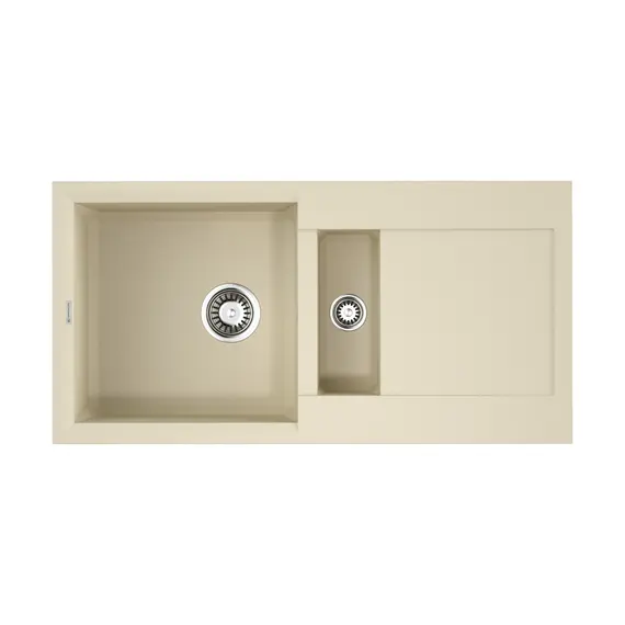 КУХОННАЯ МОЙКА OMOIKIRI SAKAIME 86-2-BE TETOGRANIT/ВАНИЛЬ