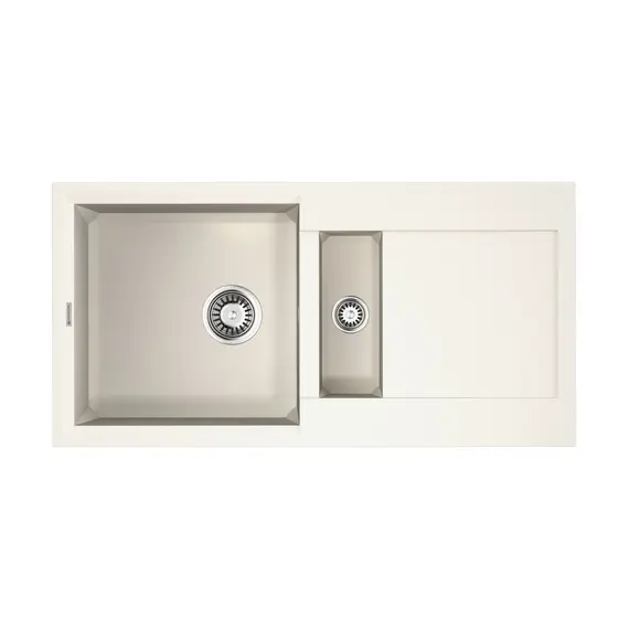 КУХОННАЯ МОЙКА OMOIKIRI SAKAIME 86-2-WH TETOGRANIT/БЕЛЫЙ