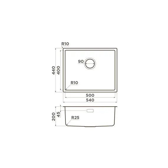КУХОННАЯ МОЙКА OMOIKIRI TADZAVA 54-U/I-ULTRA-IN НЕРЖ.СТАЛЬ/НЕРЖАВЕЮЩАЯ СТАЛЬ