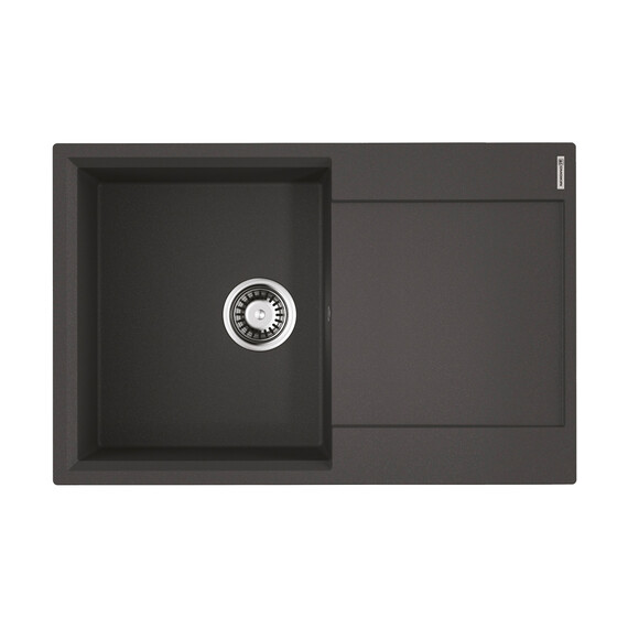 КУХОННАЯ МОЙКА OMOIKIRI DAISEN 78-BL ARTGRANIT/ЧЕРНЫЙ