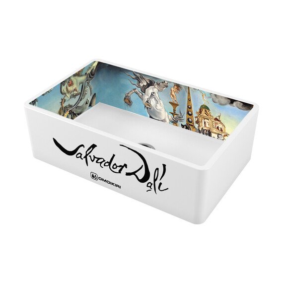 КУХОННАЯ МОЙКА OMOIKIRI MIKURA 76-DALI NATCERAMIC/WHITE