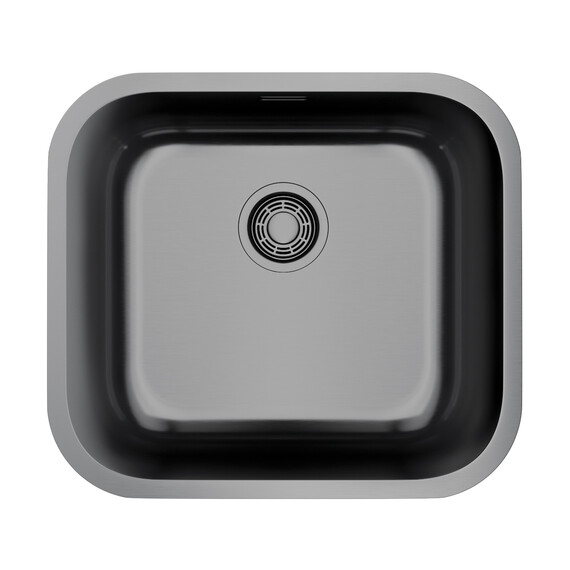 КУХОННАЯ МОЙКА OMOIKIRI OMI 49-U/I-GM НЕРЖ.СТАЛЬ/ВОРОНЕНАЯ СТАЛЬ