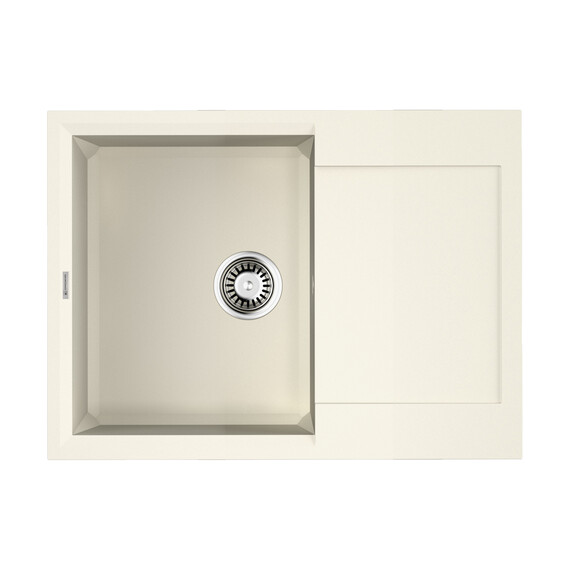 КУХОННАЯ МОЙКА OMOIKIRI SAKAIME 68-WH TETOGRANIT/БЕЛЫЙ