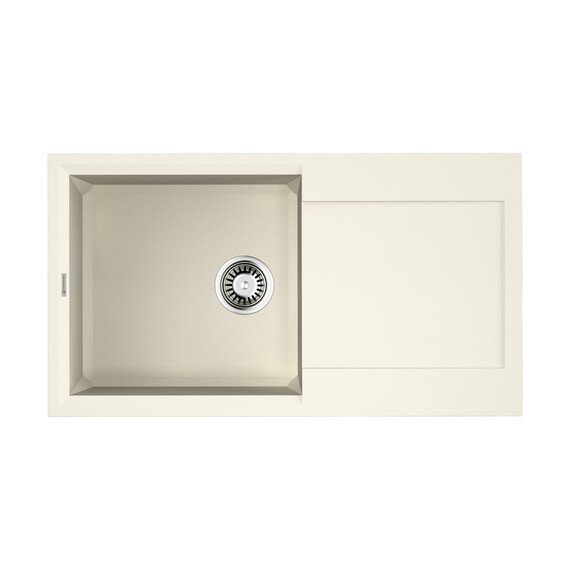 КУХОННАЯ МОЙКА OMOIKIRI SAKAIME 78-WH TETOGRANIT/БЕЛЫЙ