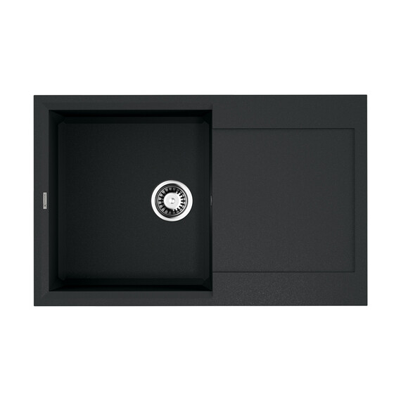 КУХОННАЯ МОЙКА OMOIKIRI SAKAIME 79-BL TETOGRANIT/ЧЕРНЫЙ