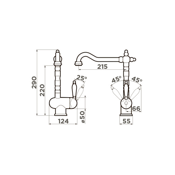 СМЕСИЕЛЬ ДЛЯ МОЙКИ OMOIKIRI KYOTO-SI