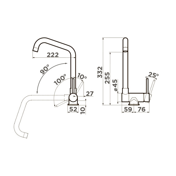 СМЕСИЕЛЬ ДЛЯ МОЙКИ OMOIKIRI MORI-C