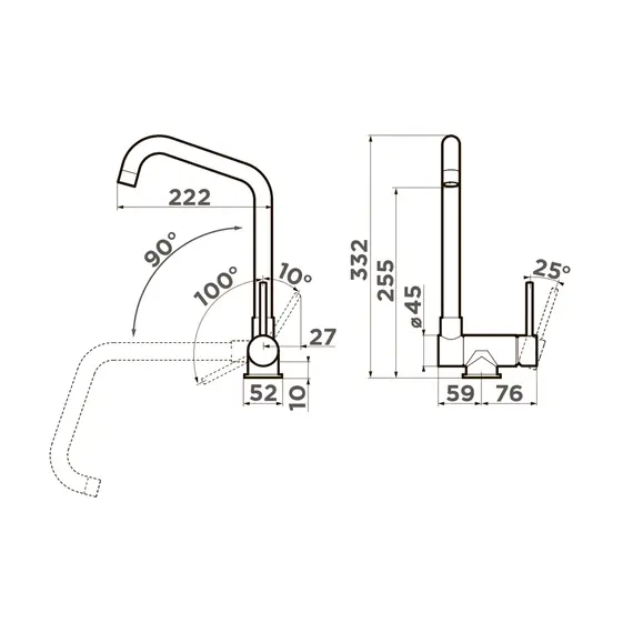 СМЕСИЕЛЬ ДЛЯ МОЙКИ OMOIKIRI MORI-C