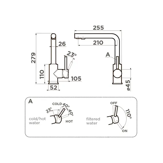 СМЕСИЕЛЬ ДЛЯ МОЙКИ OMOIKIRI NAKAGAWA 2 PLUS-BN