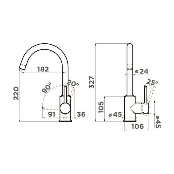 СМЕСИЕЛЬ ДЛЯ МОЙКИ OMOIKIRI SHINAGAWA-BN
