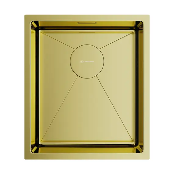 КУХОННАЯ МОЙКА OMOIKIRI TAKI 38-U/IF-LG НЕРЖ.СТАЛЬ/СВЕТЛОЕ ЗОЛОТО