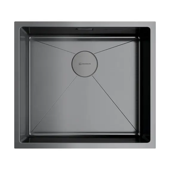 КУХОННАЯ МОЙКА OMOIKIRI TAKI 49-U/IF-GM НЕРЖ.СТАЛЬ/ВОРОНЕНАЯ СТАЛЬ