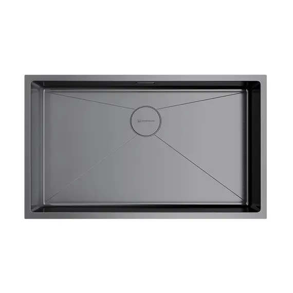 КУХОННАЯ МОЙКА OMOIKIRI TAKI 74-U/IF-GM НЕРЖ.СТАЛЬ/ВОРОНЕНАЯ СТАЛЬ