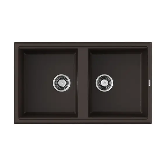 КУХОННАЯ МОЙКА OMOIKIRI TEDORI 86-2-DC TETOGRANIT/ТЕМНЫЙ ШОКОЛАД