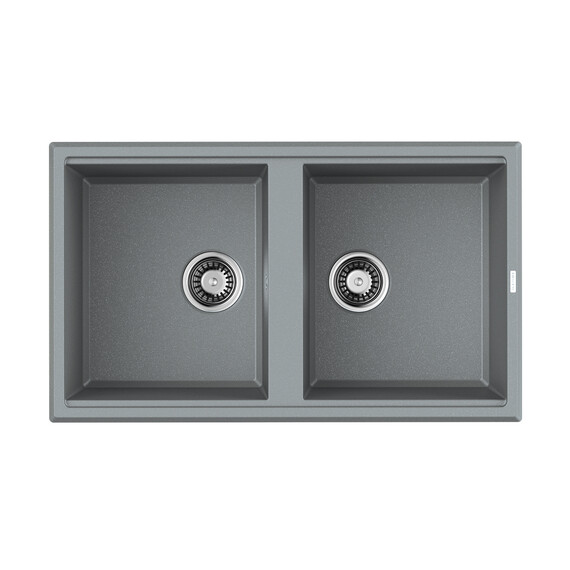 КУХОННАЯ МОЙКА OMOIKIRI TEDORI 86-2-GR TETOGRANIT/LENINGRAD GREY