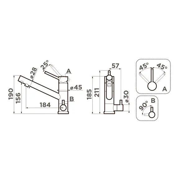 СМЕСИЕЛЬ ДЛЯ МОЙКИ OMOIKIRI TONAMI-DC