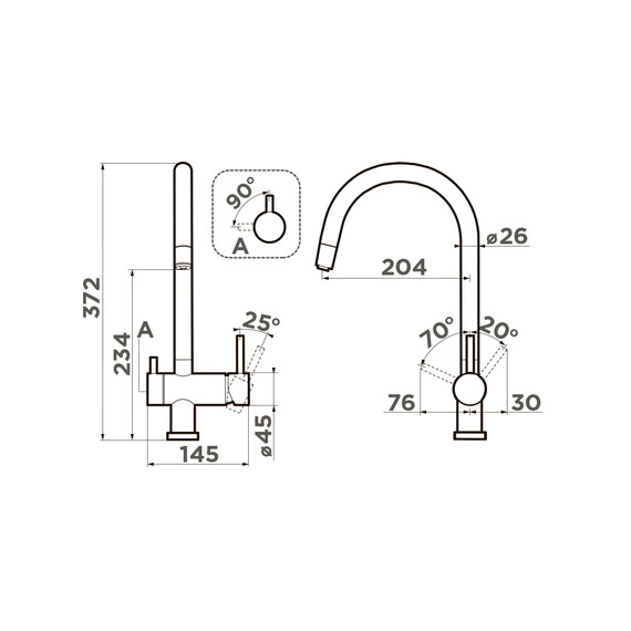 СМЕСИЕЛЬ ДЛЯ МОЙКИ OMOIKIRI YAMADA-AB