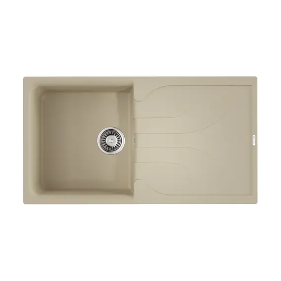 КУХОННАЯ МОЙКА OMOIKIRI YASUGATA 100-BE TETOGRANIT/ВАНИЛЬ