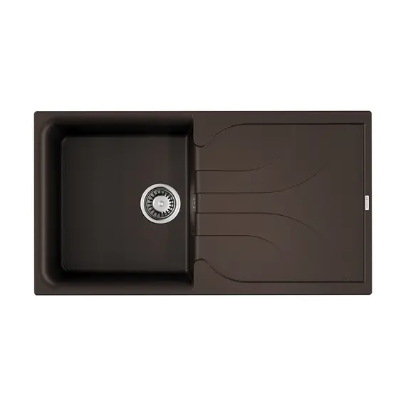 КУХОННАЯ МОЙКА OMOIKIRI YASUGATA 100-DC TETOGRANIT/ТЕМНЫЙ ШОКОЛАД
