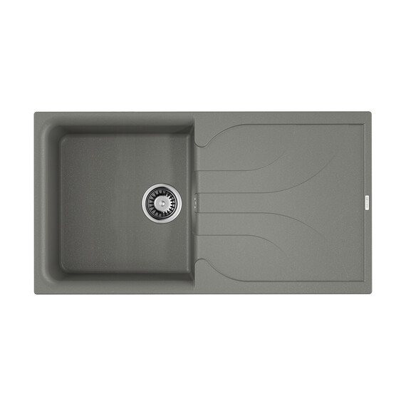 КУХОННАЯ МОЙКА OMOIKIRI YASUGATA 100-GR TETOGRANIT/LENINGRAD GREY