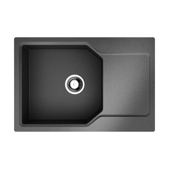 КУХОННАЯ МОЙКА OMOIKIRI YONAKA 78-LB-BL ARTGRANIT/ЧЕРНЫЙ