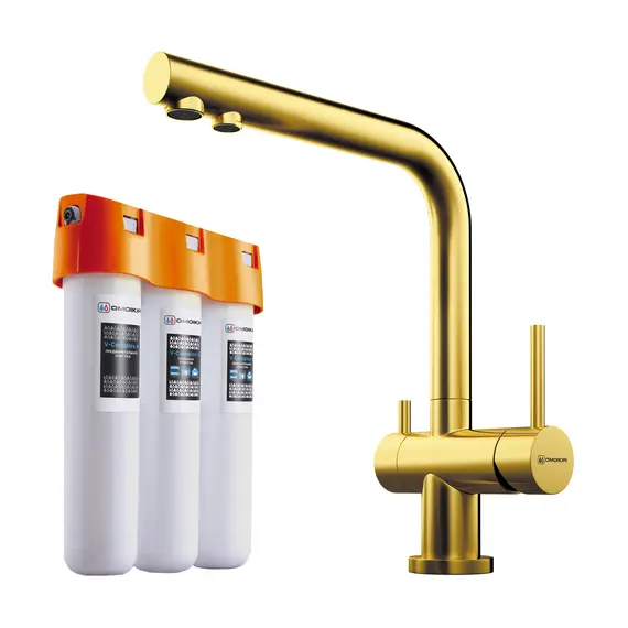 КОМПЛЕКТ СМЕСИТЕЛЬ+ФИЛЬТР NAGANO-LG + PURE DROP LITE