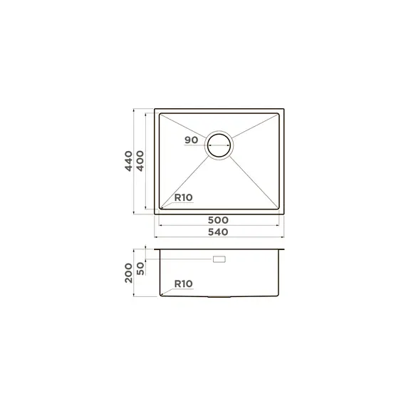 КУХОННАЯ МОЙКА OMOIKIRI TAKI 54-U/IF-GB НЕРЖ.СТАЛЬ/ГРАФИТ