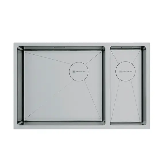 КУХОННАЯ МОЙКА OMOIKIRI TAKI 69-2-U/IF-IN-L  SIDE НЕРЖ.СТАЛЬ/НЕРЖАВЕЮЩАЯ СТАЛЬ