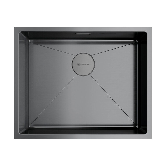 КУХОННАЯ МОЙКА OMOIKIRI TAKI 54-U/IF-GM НЕРЖ.СТАЛЬ/ВОРОНЕНАЯ СТАЛЬ