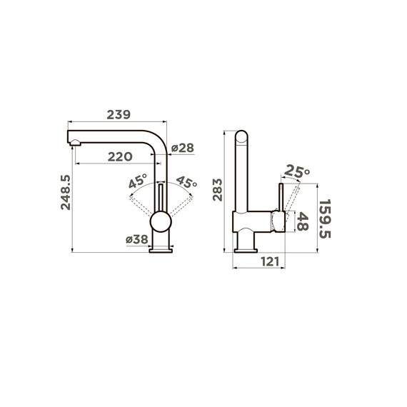 СМЕСИЕЛЬ ДЛЯ МОЙКИ OMOIKIRI TANIGAWA-BN