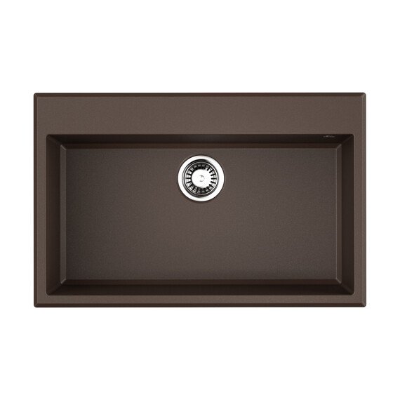 КУХОННАЯ МОЙКА OMOIKIRI TEDORI 79-DC TETOGRANIT/ТЕМНЫЙ ШОКОЛАД