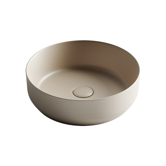 УМЫВАЛЬНИК ЧАША НАКЛАДНАЯ CERAMICA NOVA ELEMENT 390*390*120ММ КАПУЧИНО МАТОВЫЙ