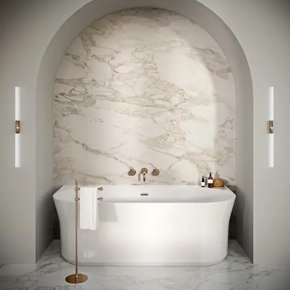 АКРИЛОВАЯ ВАННА RAVAK YPSILON WALL 1780X860 БЕЛАЯ