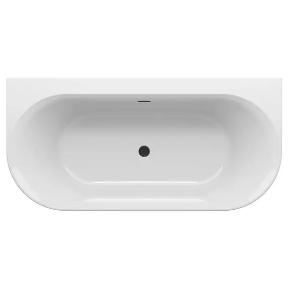 АКРИЛОВАЯ ВАННА RAVAK YPSILON WALL 1780X860 БЕЛАЯ (ЧЕРНЫЙ СЛИВ)