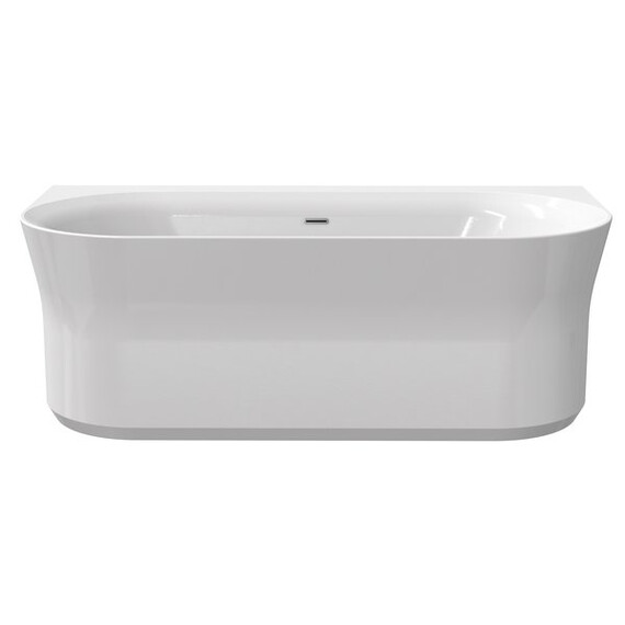 АКРИЛОВАЯ ВАННА RAVAK YPSILON WALL 1780X860 БЕЛАЯ (ЧЕРНЫЙ СЛИВ)