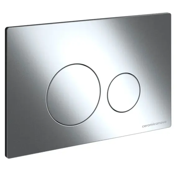 СИСТЕМА ИНСТАЛЛЯЦИИ ДЛЯ УНИТАЗОВ CERAMICA NOVA ENVISION С КНОПКОЙ СМЫВА ROUND ЦВЕТ ХРОМ И КРЕПЛЕНИЯМИ