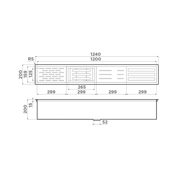 ВСТРАИВАЕМАЯ СУШКА ДЛЯ ПОСУДЫ OMOIKIRI DRY-01-LG	