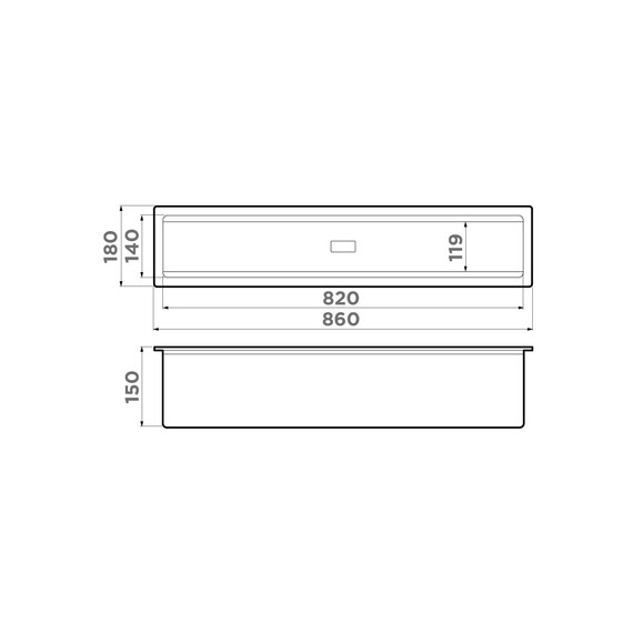 ВСТРАИВАЕМАЯ СУШКА ДЛЯ ПОСУДЫ OMOIKIRI DRY-03 PRO AZ