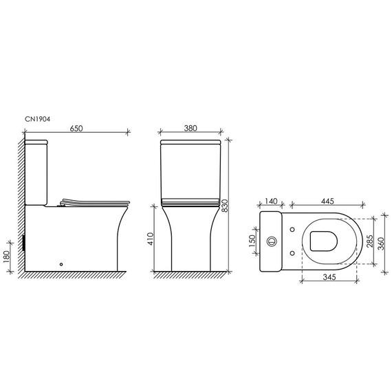 НАПОЛЬНЫЙ  УНИТАЗ С БАЧКОМ CERAMICA NOVA STAR