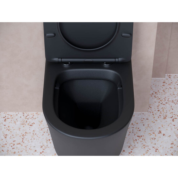 ПОДВЕСНОЙ УНИТАЗ BALEARICA CERAMICA NOVA RIMLESS ЧЕРНЫЙ МАТОВЫЙ