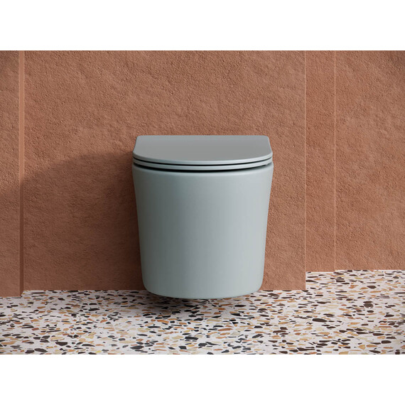 ПОДВЕСНОЙ УНИТАЗ BALEARICA CERAMICA NOVA RIMLESS АНТРАЦИТ МАТОВЫЙ