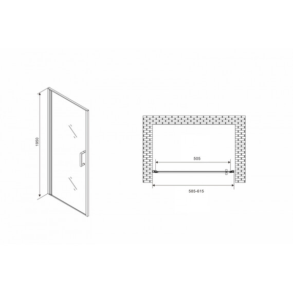 ДУШЕВАЯ ДВЕРЬ ABBER SONNENSTRAND AG04060