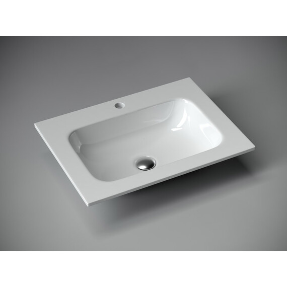 УМЫВАЛЬНИК НАКЛАДНОЙ ПРЯМОУГОЛЬНЫЙ CERAMICA NOVA ELEMENT 610X457X137 ММ
