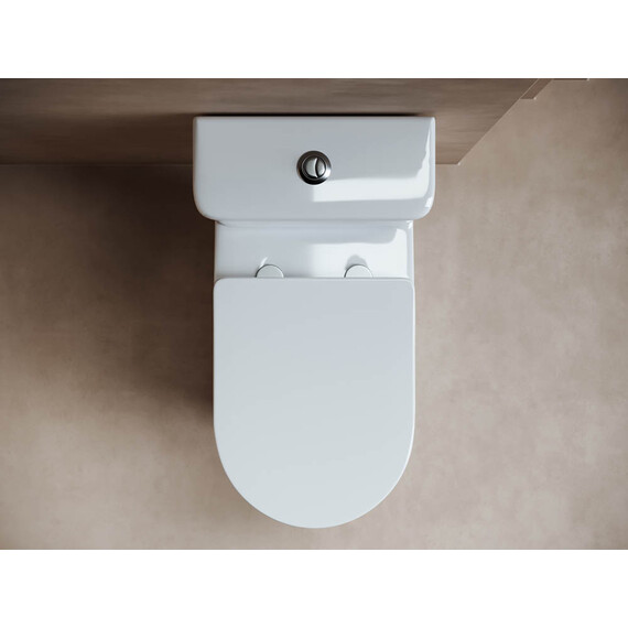 НАПОЛЬНЫЙ  УНИТАЗ С БАЧКОМ CERAMICA NOVA FORTUNA RIMLESS